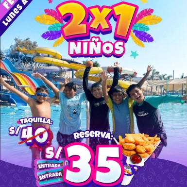 PROMO 2X1 NIÑOS